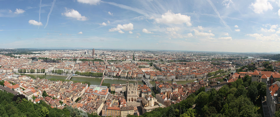 Lyon from above