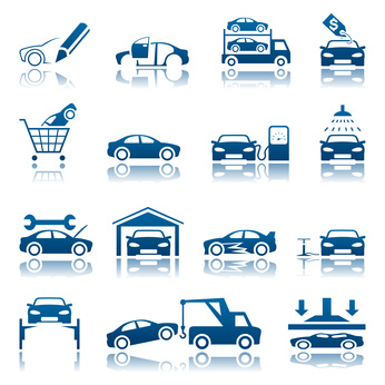 Automotive icon set